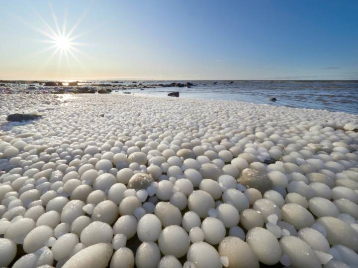 It's like eggs, but ice eggs.
