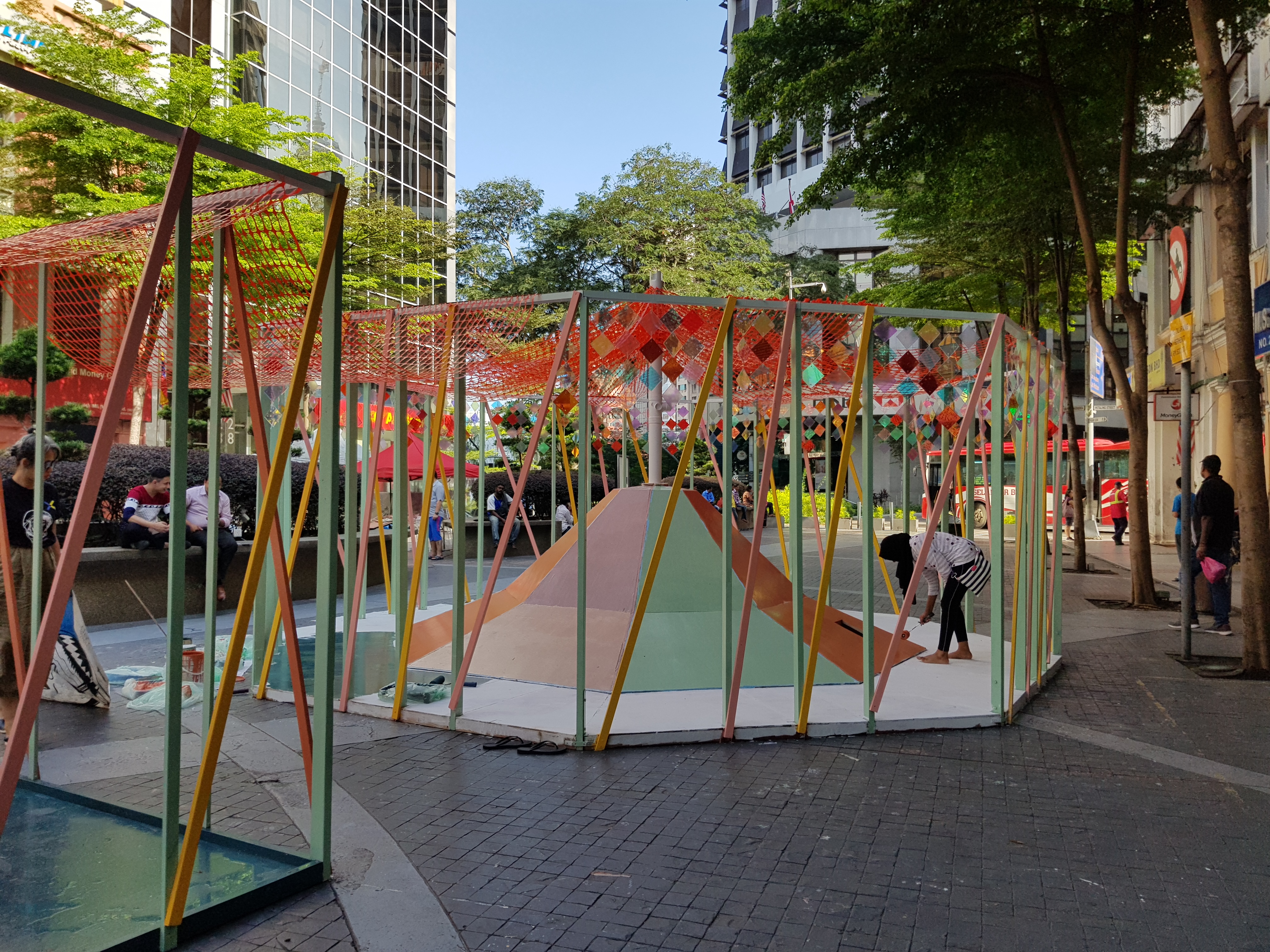 This week, you can see some installation art at Medan Pasar