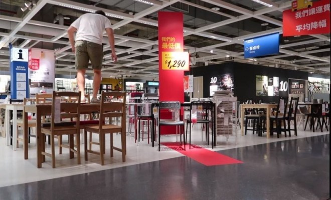 Doing monkey stunts, head straight to jail.