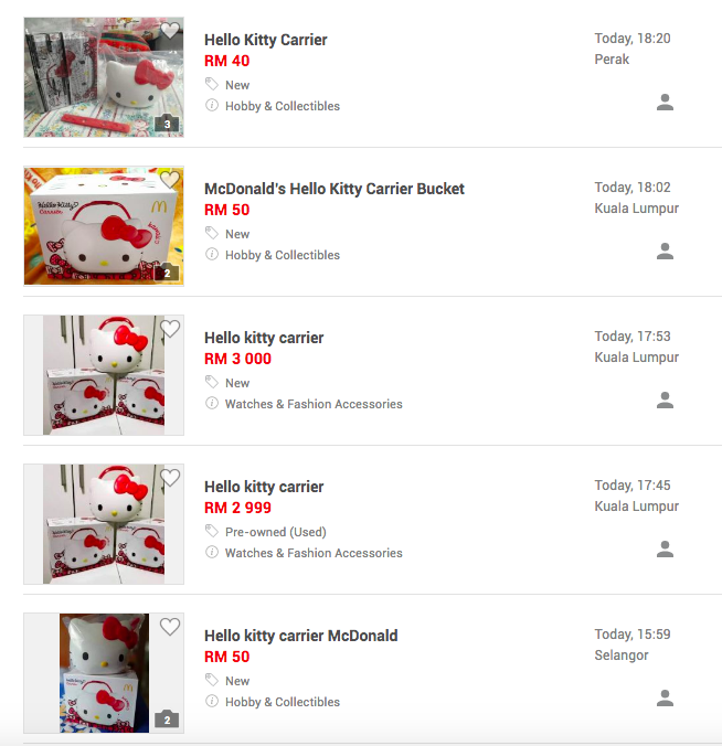 From RM40-RM3,000, the pricing disparity is insane!