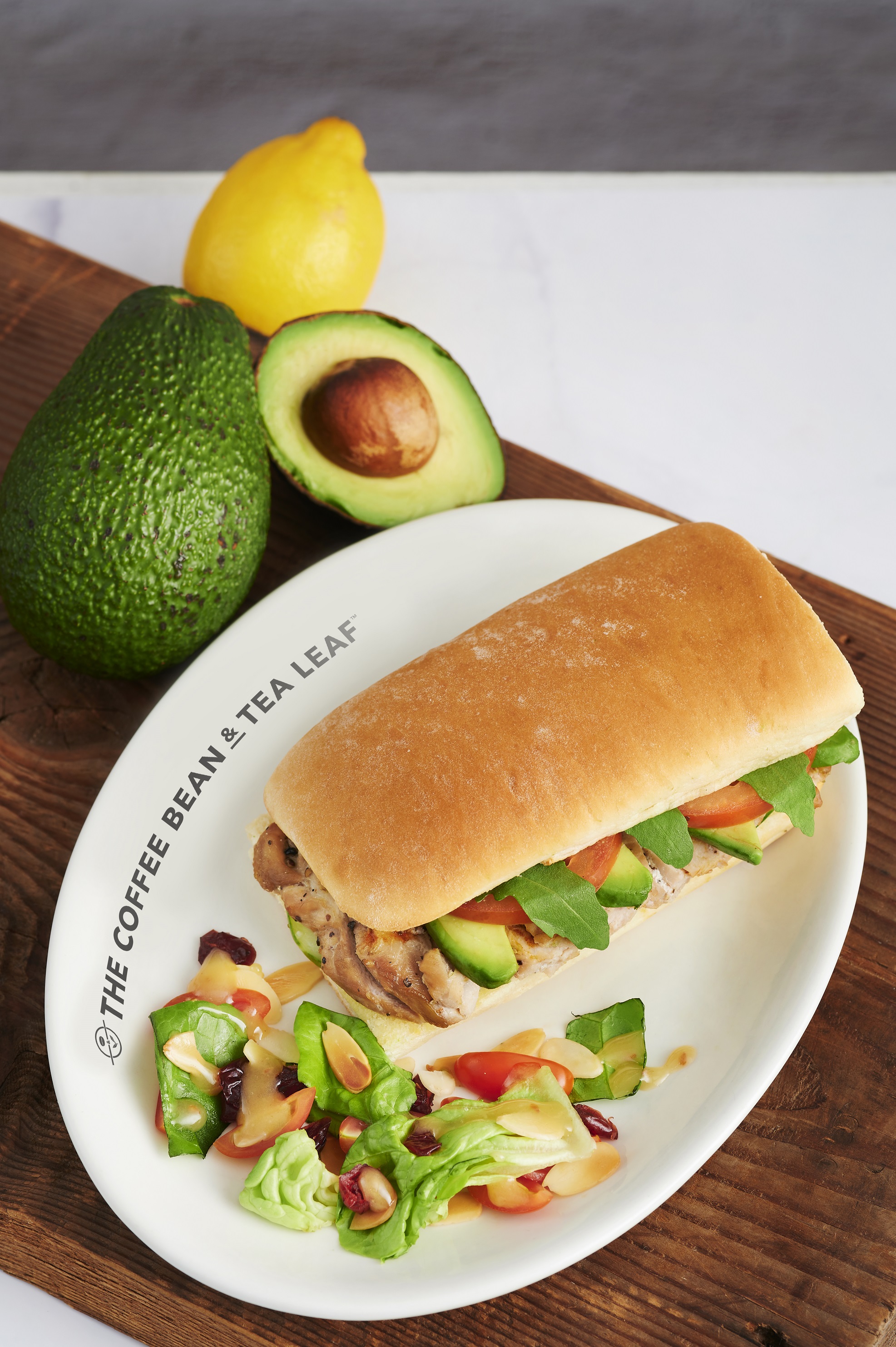 The savoury Avocado Lemon Sandwich.
