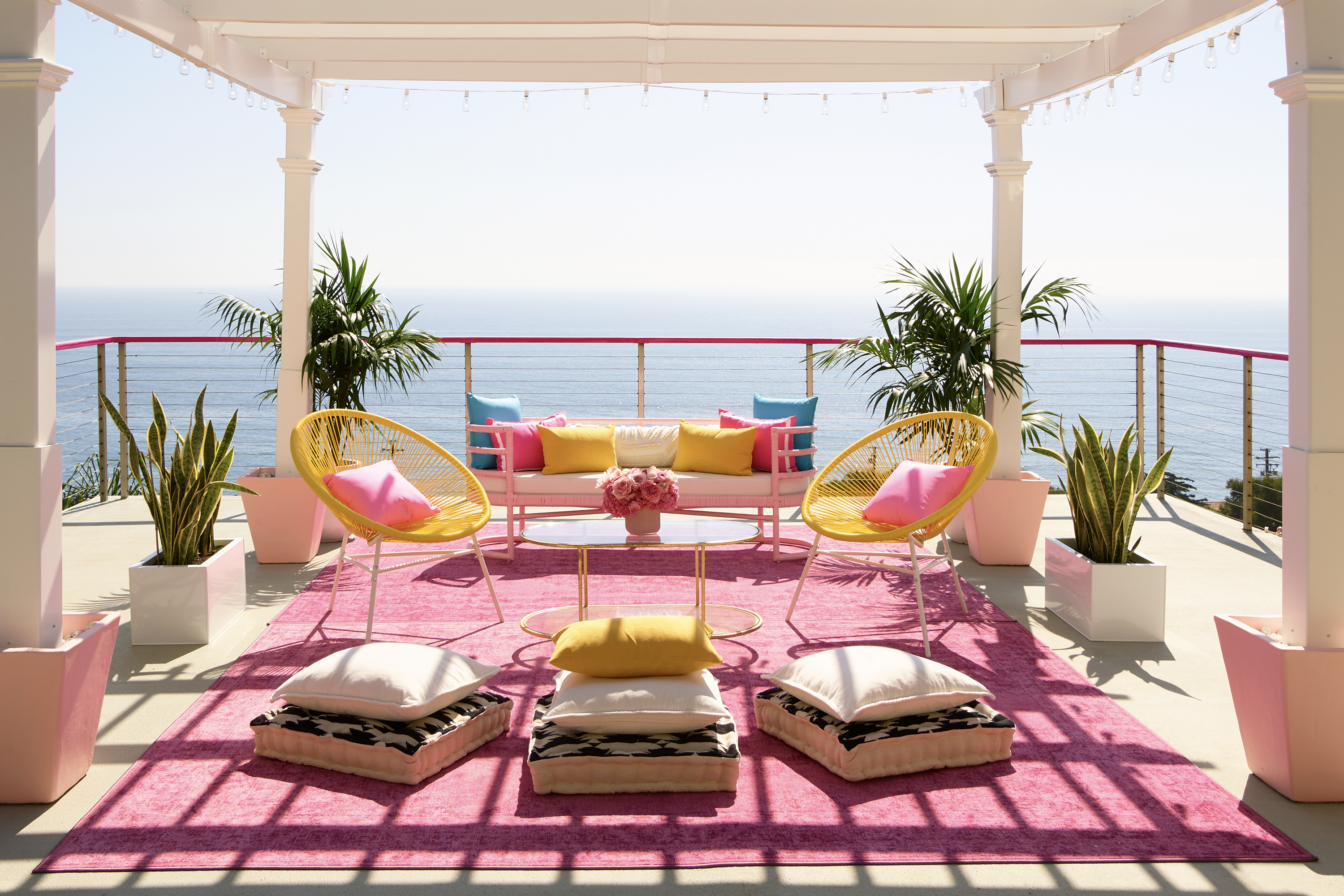Airbnb The meditation terrace.