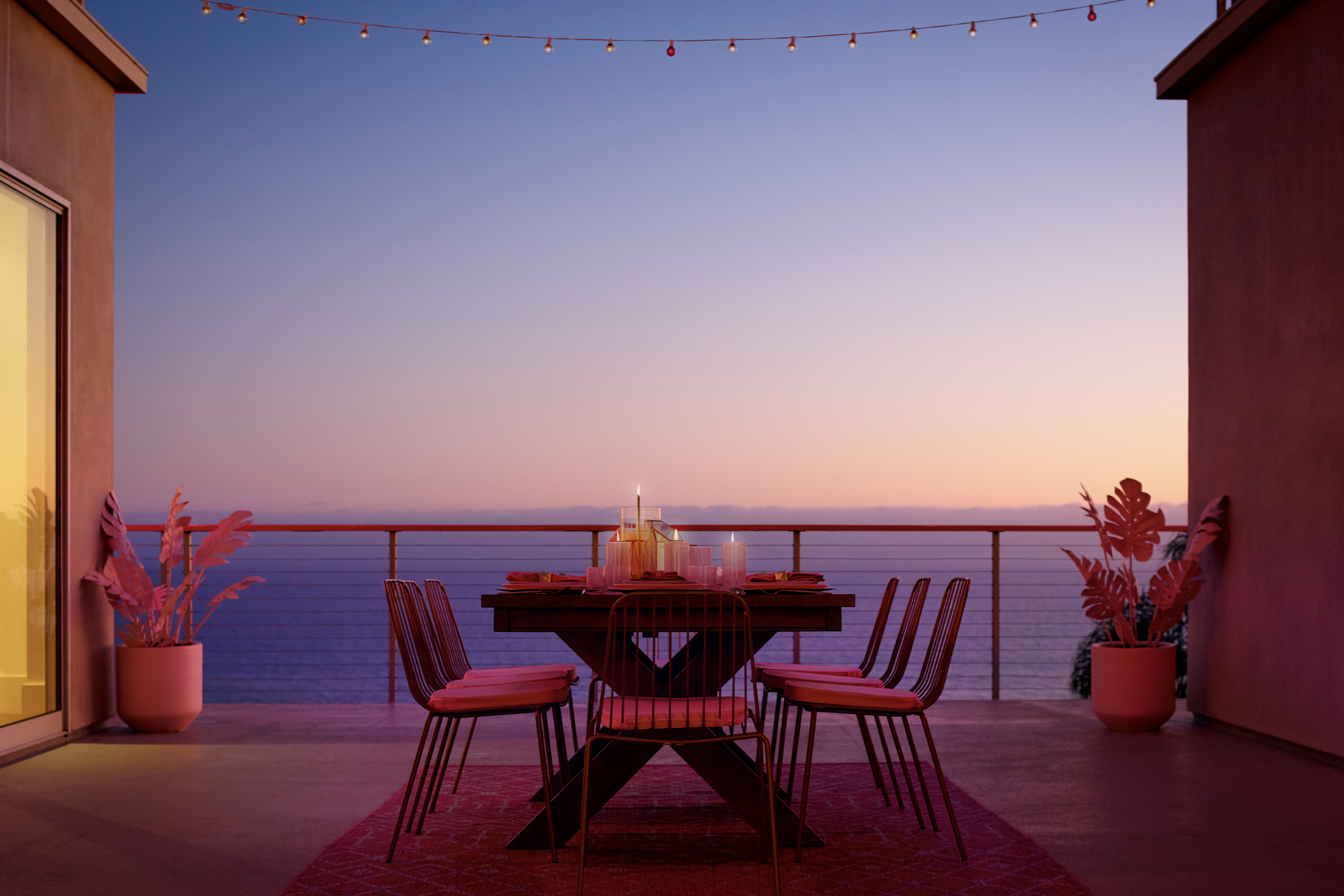Airbnb The patio.