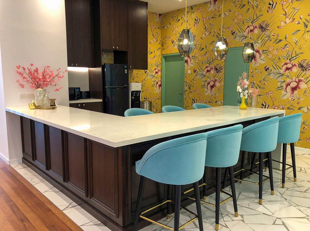 Rojak Daily A pantry big enough to host little office parties.
