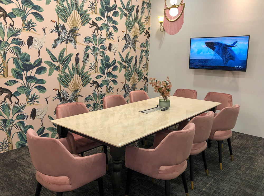 Rojak Daily The meeting room for smaller groups.