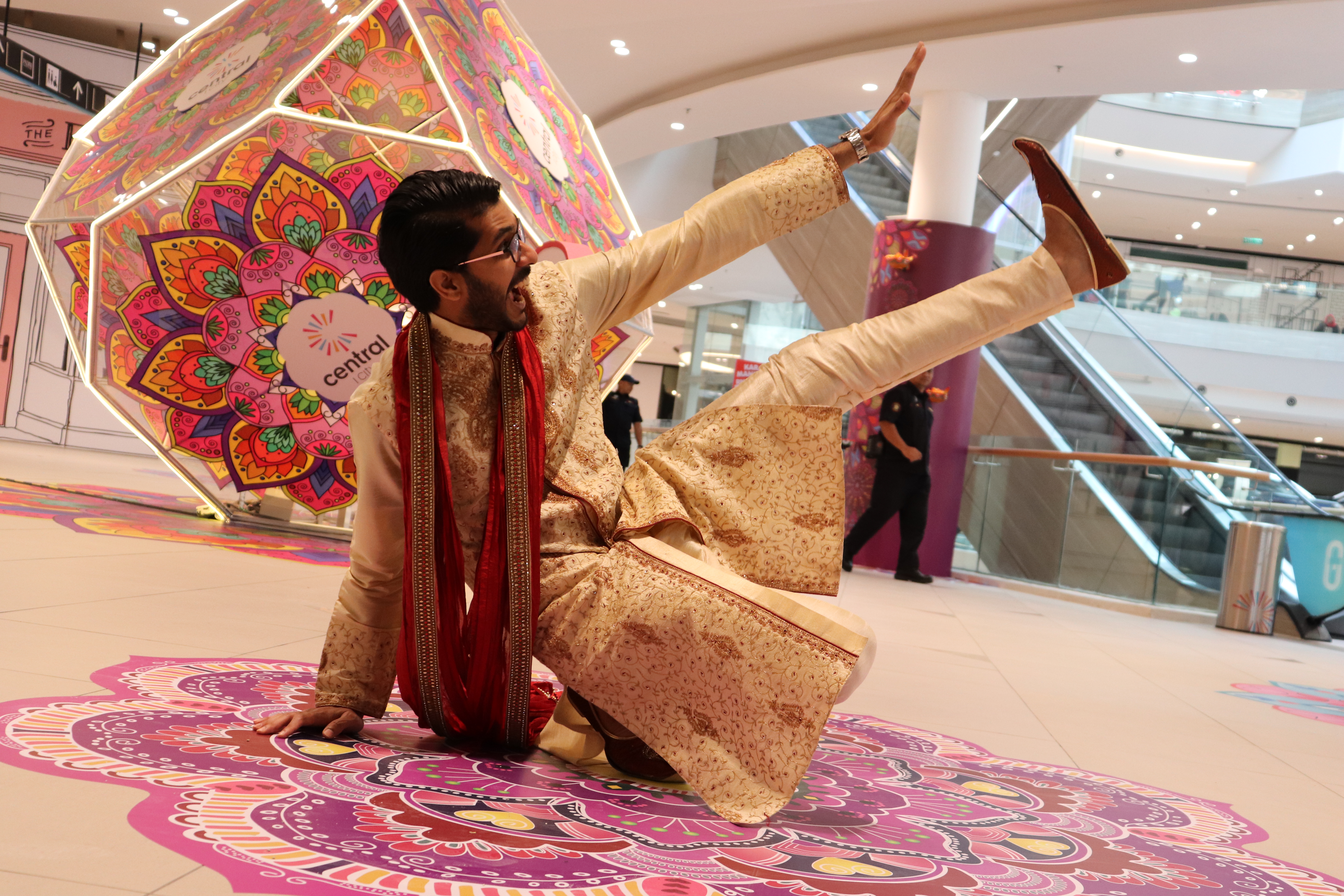 Feeling like a Bollywood star.