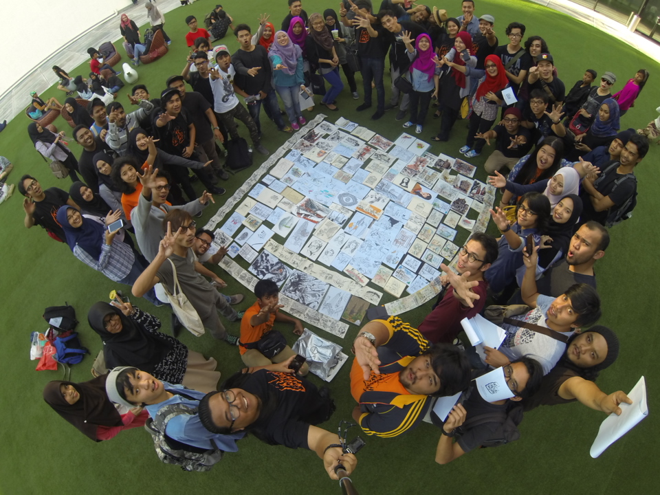 AITC Sketch your heart out with KL Sketchnation.