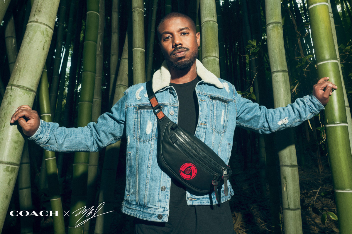 MBJ rocking the Sharingan-inspired pouch bag.