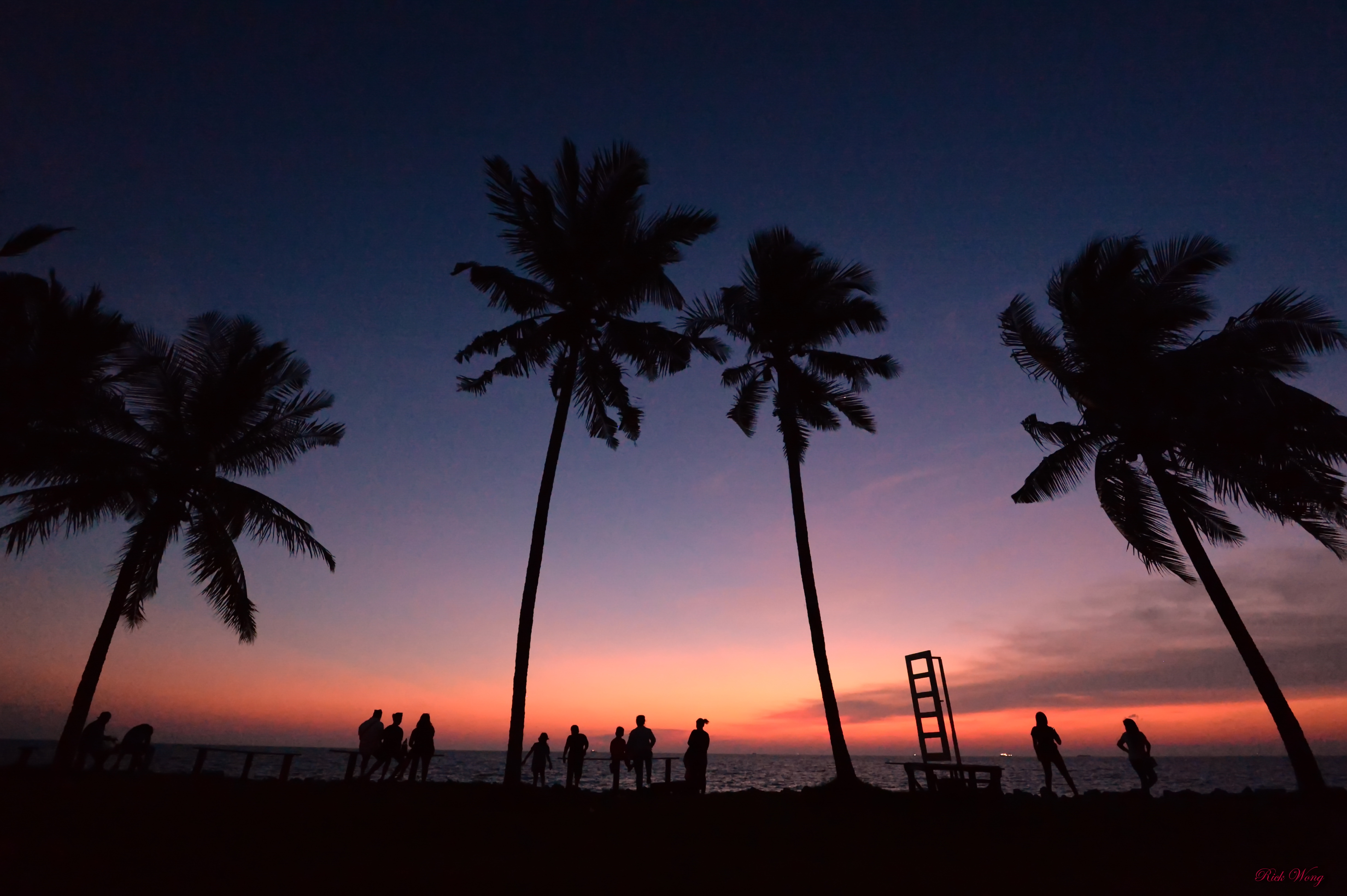 This lovely sunset awaits you in Sarawak.