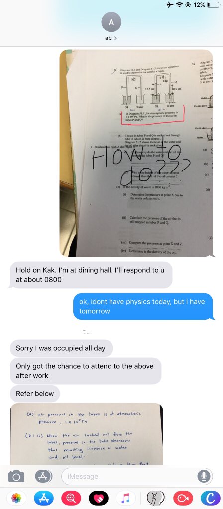 Our dad would just tell us to ask our teacher.