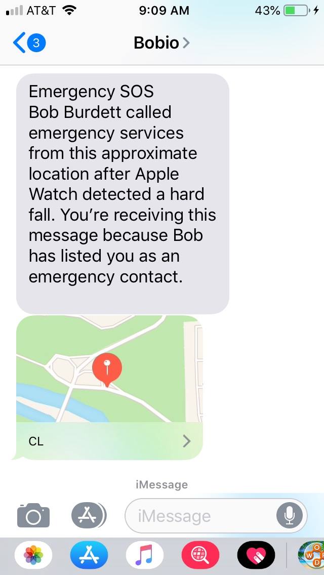 The text that Gabe got.