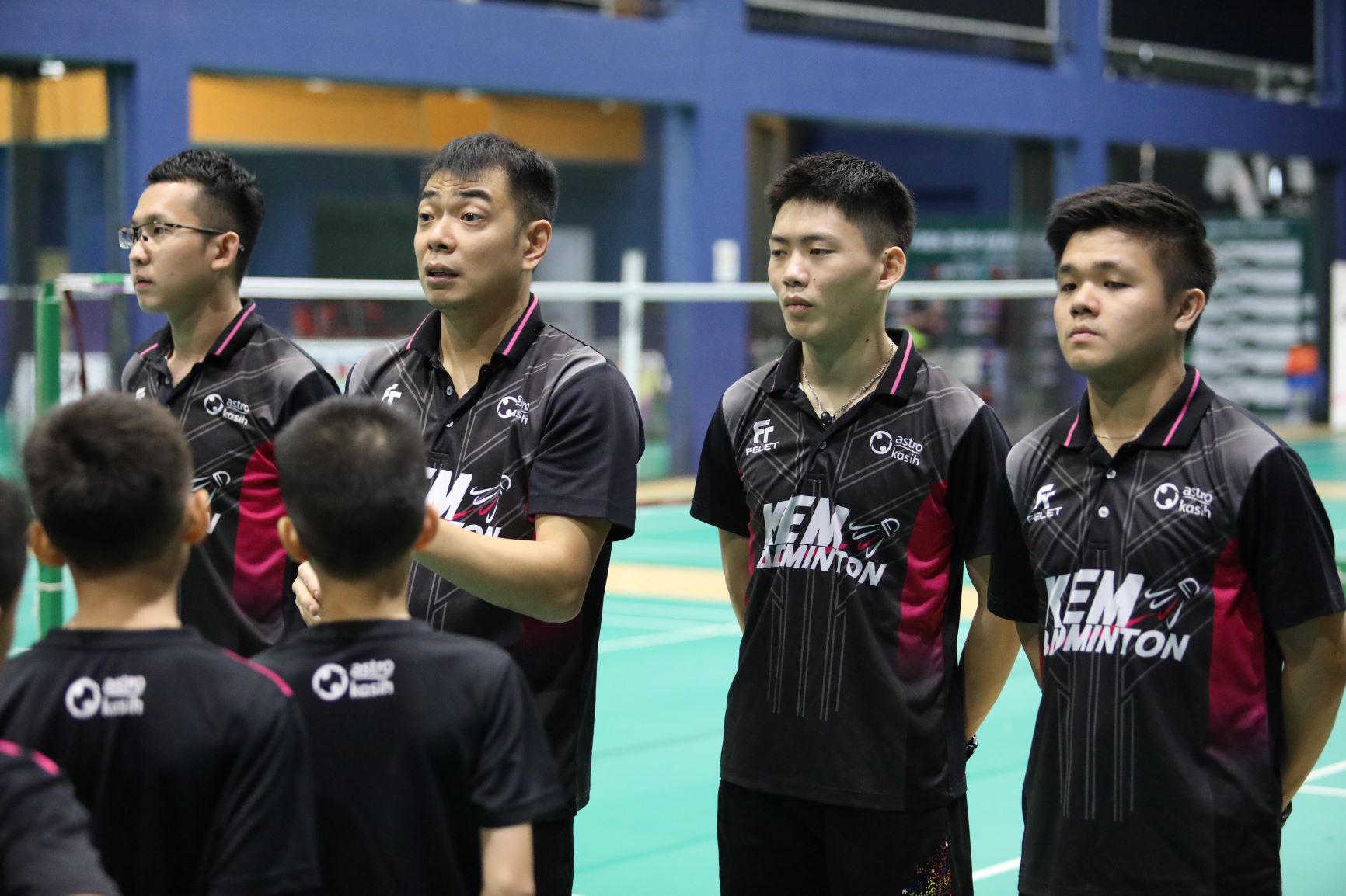 Professional coaches from the Badminton Association of Malaysia.