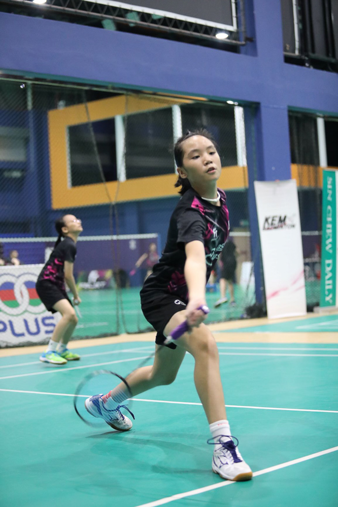 Ng Wen Xi's parents are also very supportive of her pursuit in badminton.