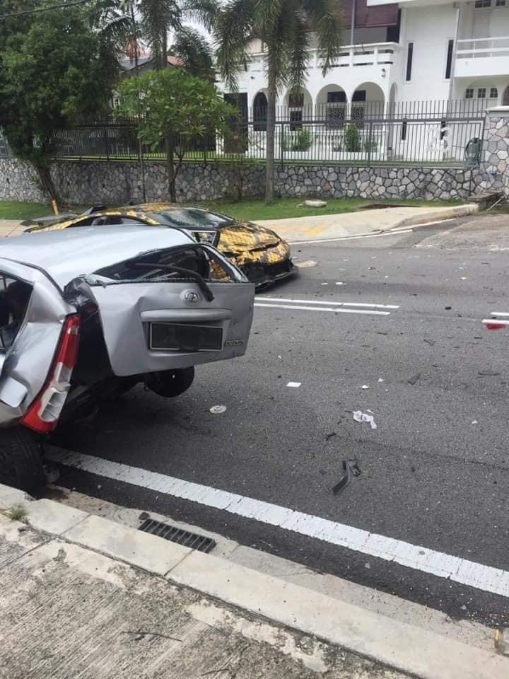 Smashed to pieces.