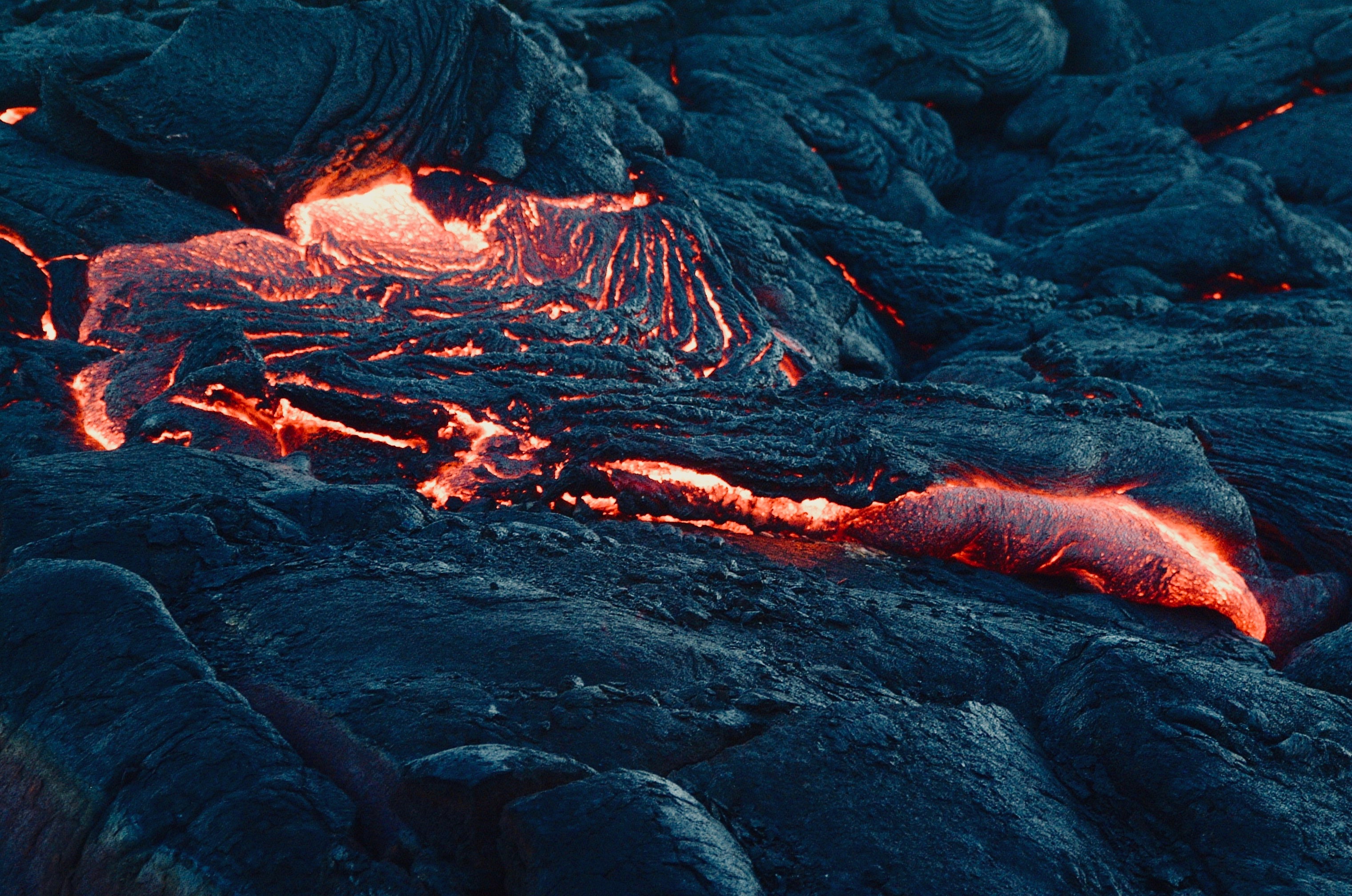 Get up close and personal with the lava.