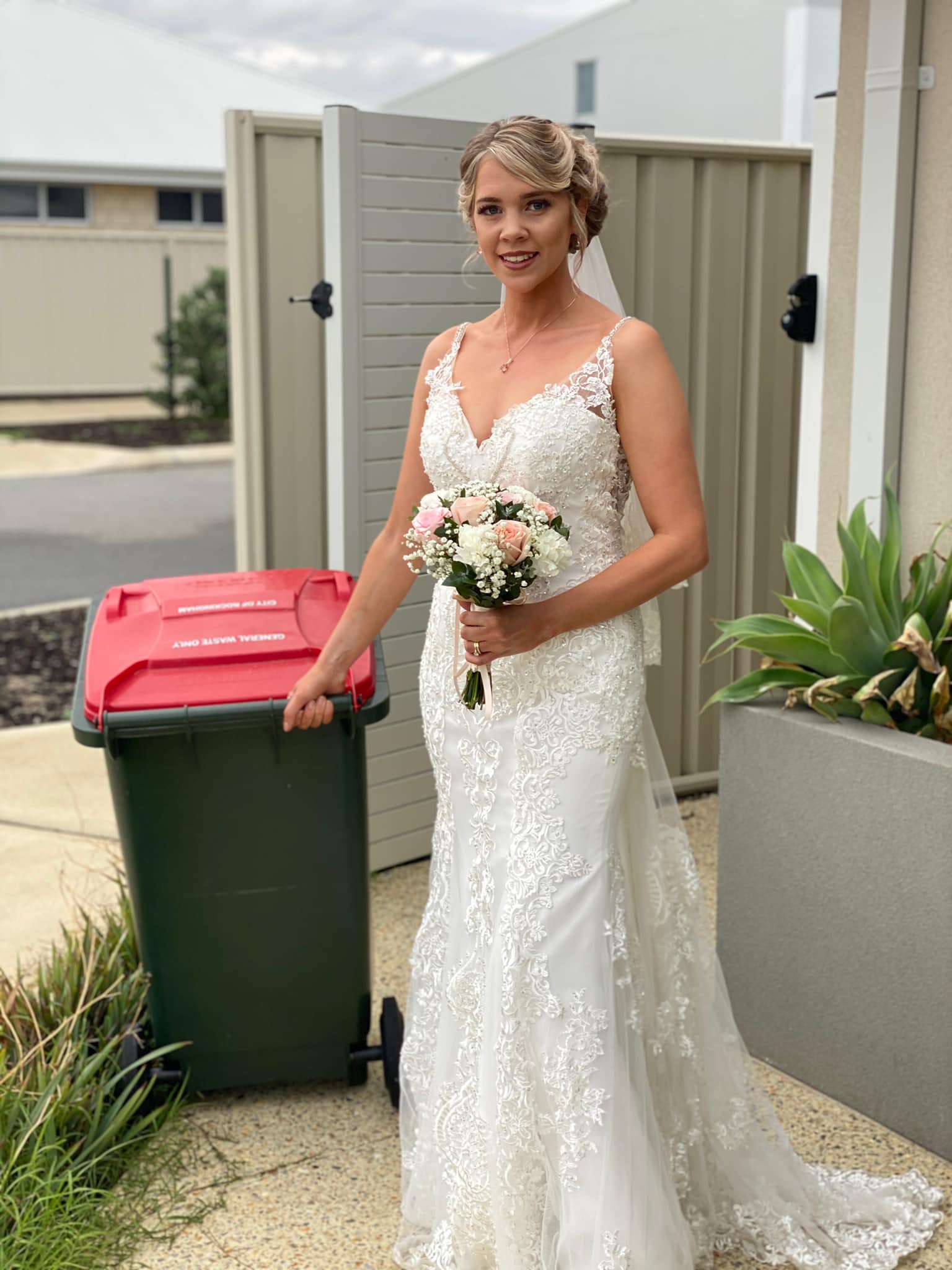 Some even turned up in a wedding dress.