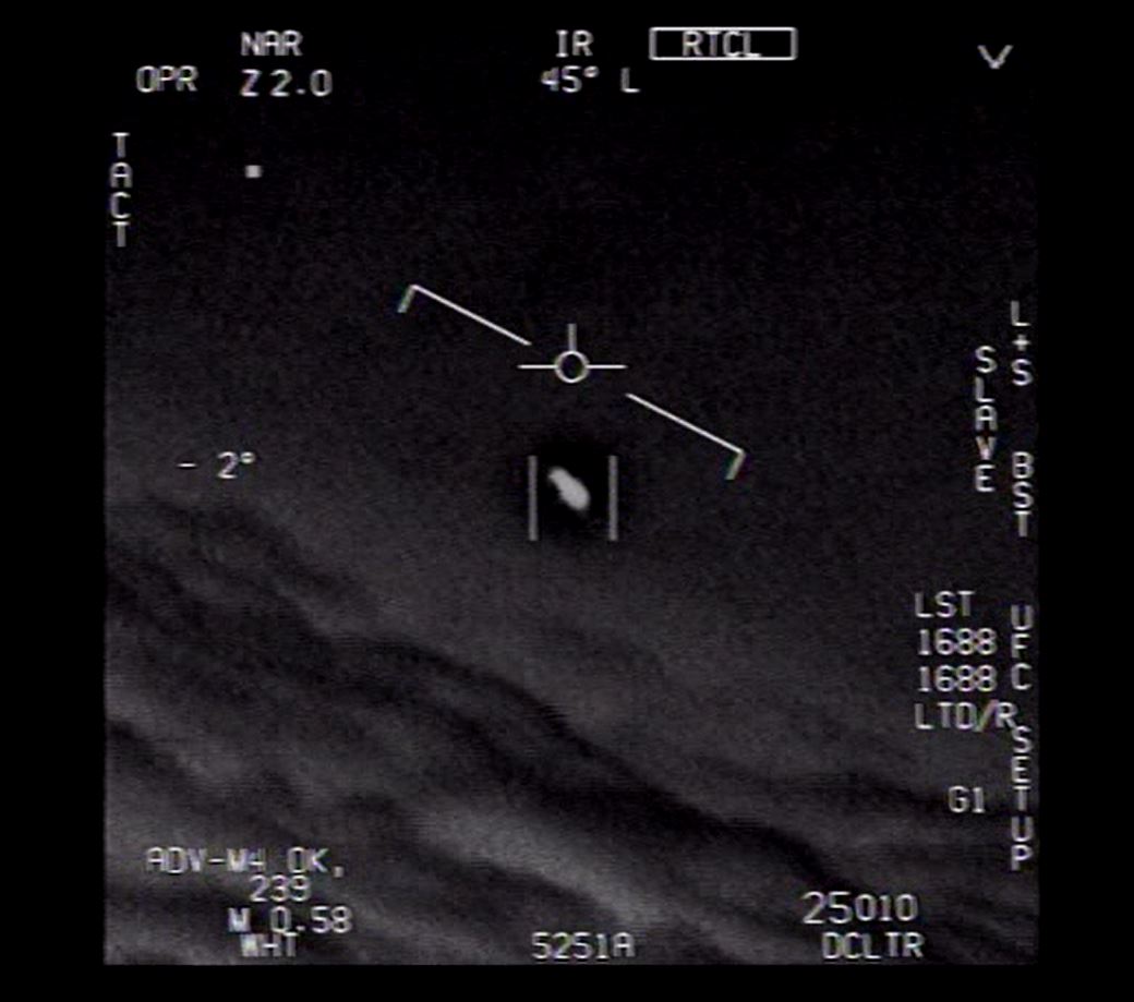 Pilots can be heard interacting with the object.