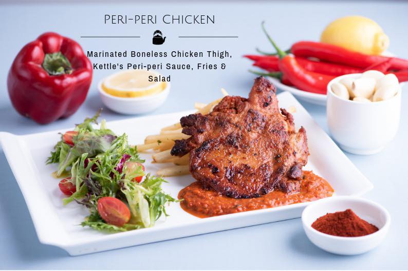 Black Kettle Peri-peri chicken.