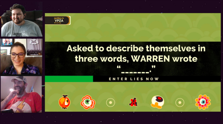 Jackbox.tv Be prepared for a night of laughs.