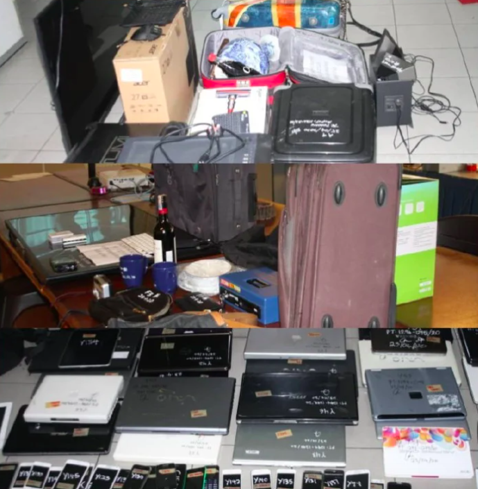 All the stuff he's stolen.