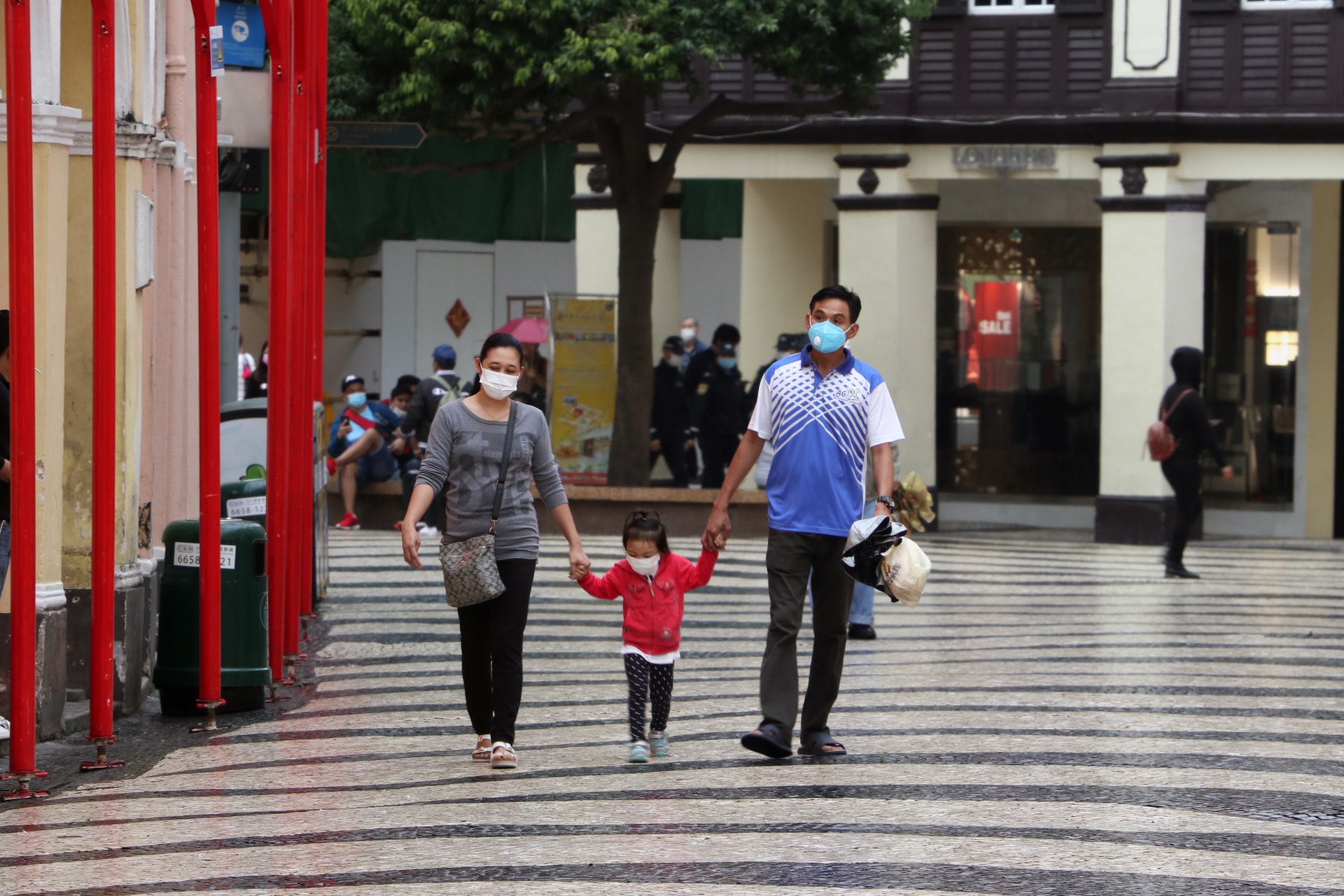 Tourist spots are considered crowded public places.