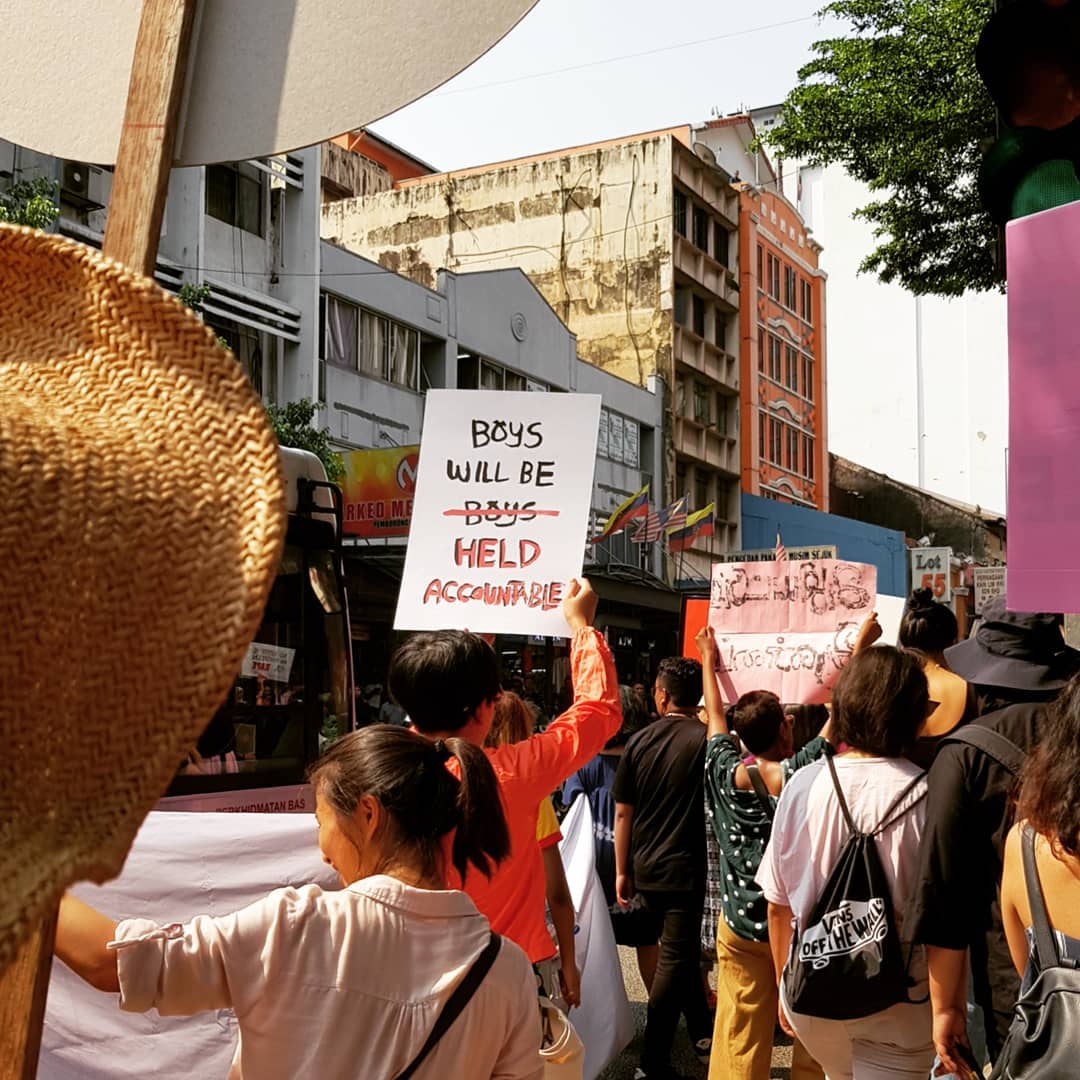 Rojak Daily A poster from 2019 Women's March