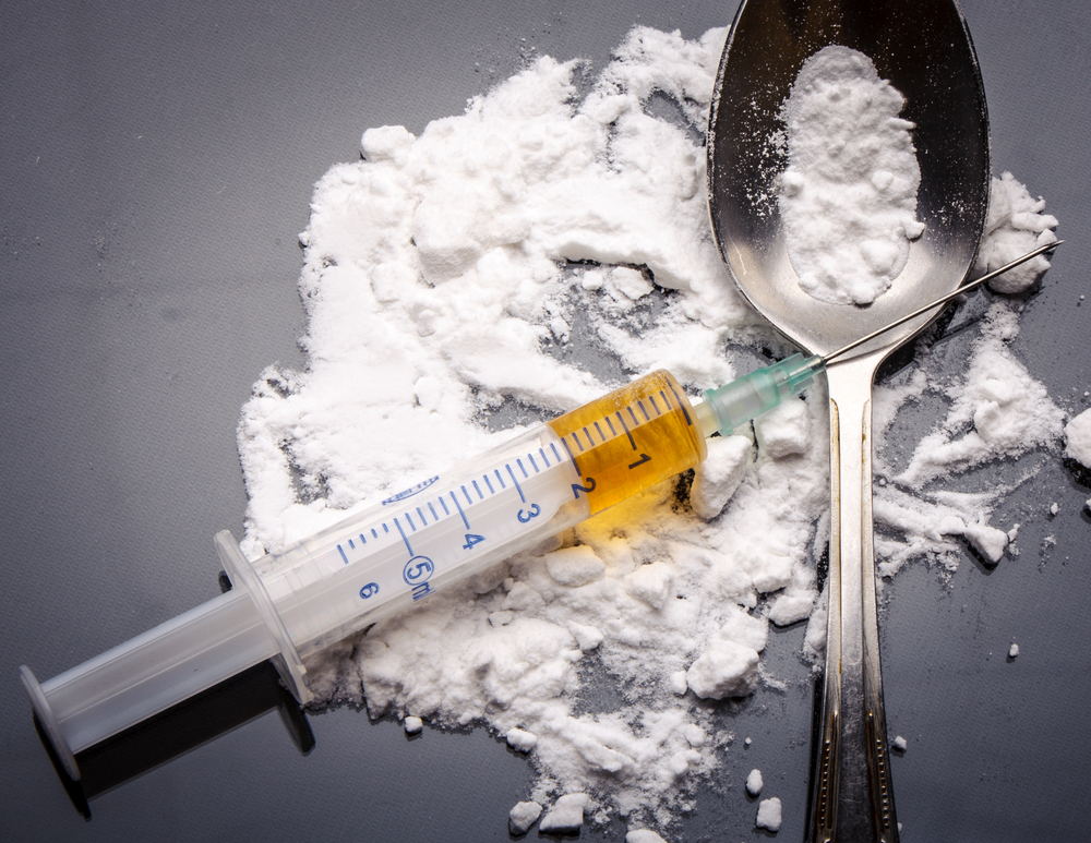 This is what heroin looks like.