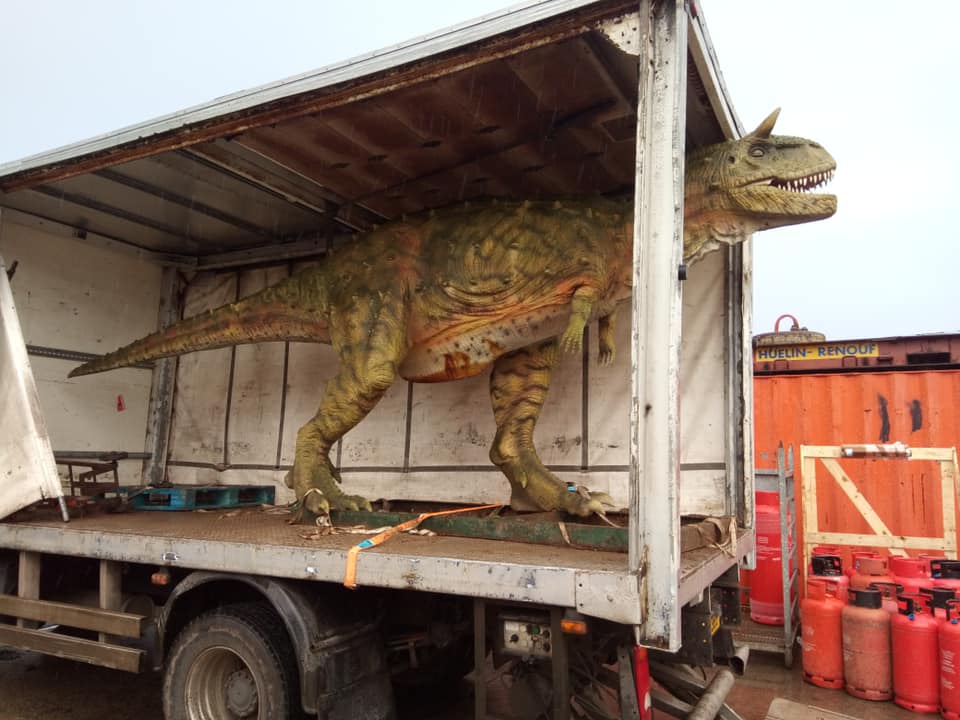 Too big for a truck.