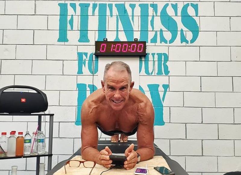 The man with the crazy plank.