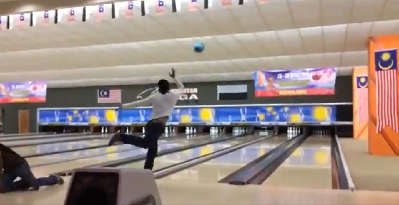 Here, take my bowling ball!
