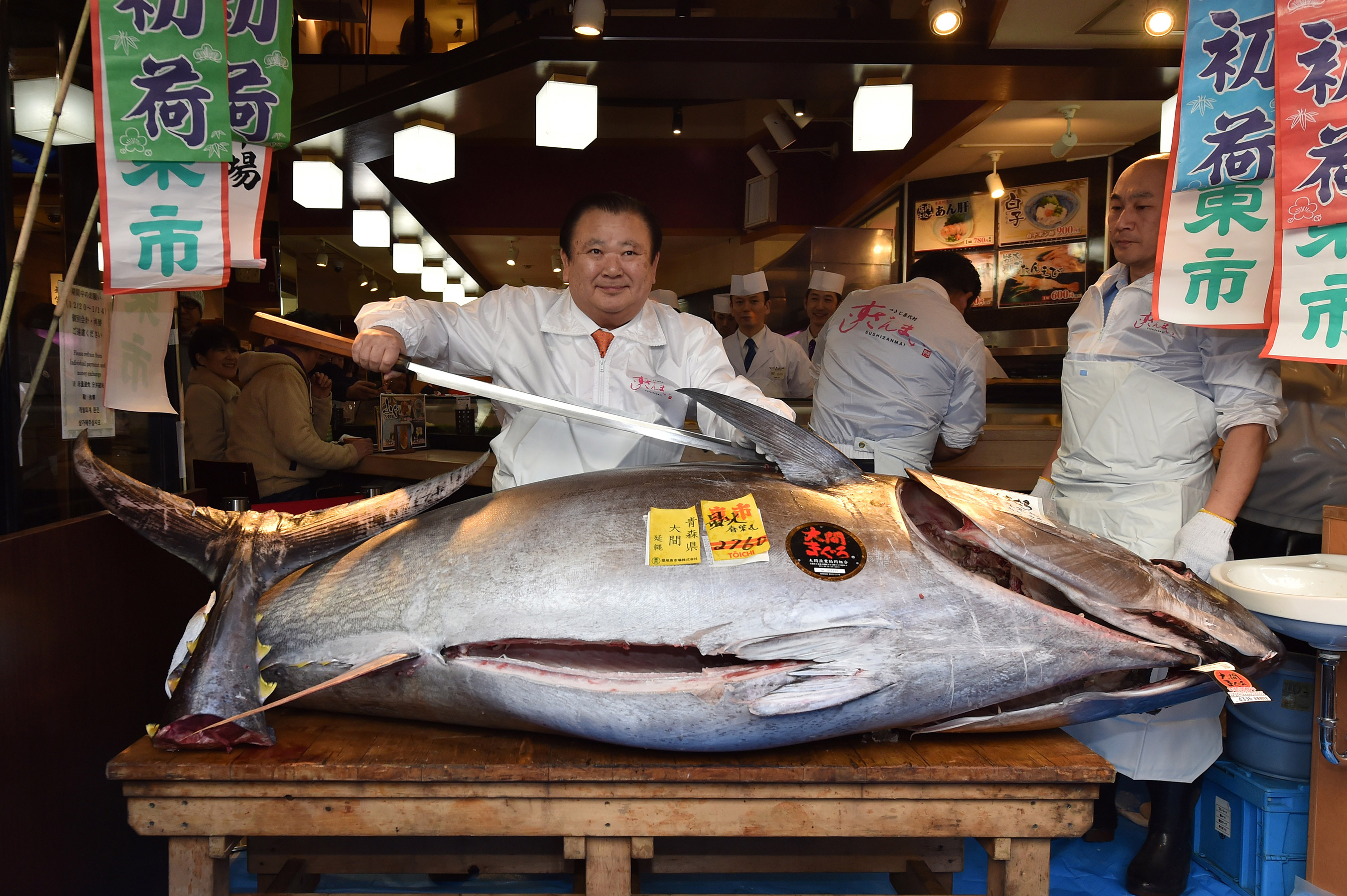 He's known to spend big bucks to buy fishes.