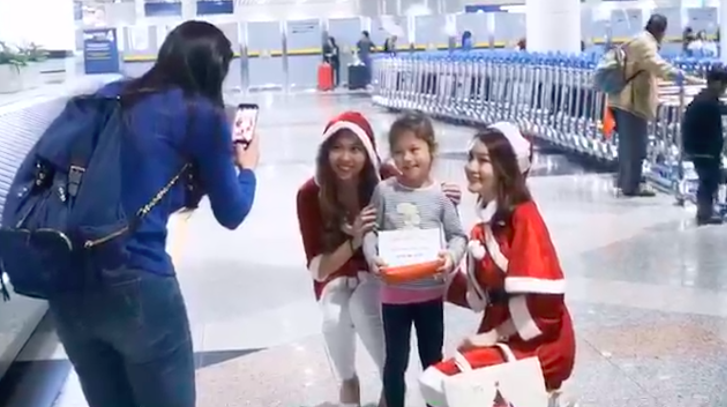 Even the little ones got a present.