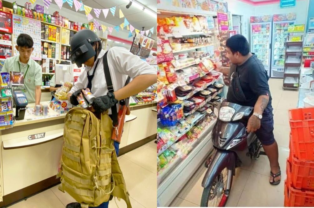 The motorbike got us cackling!