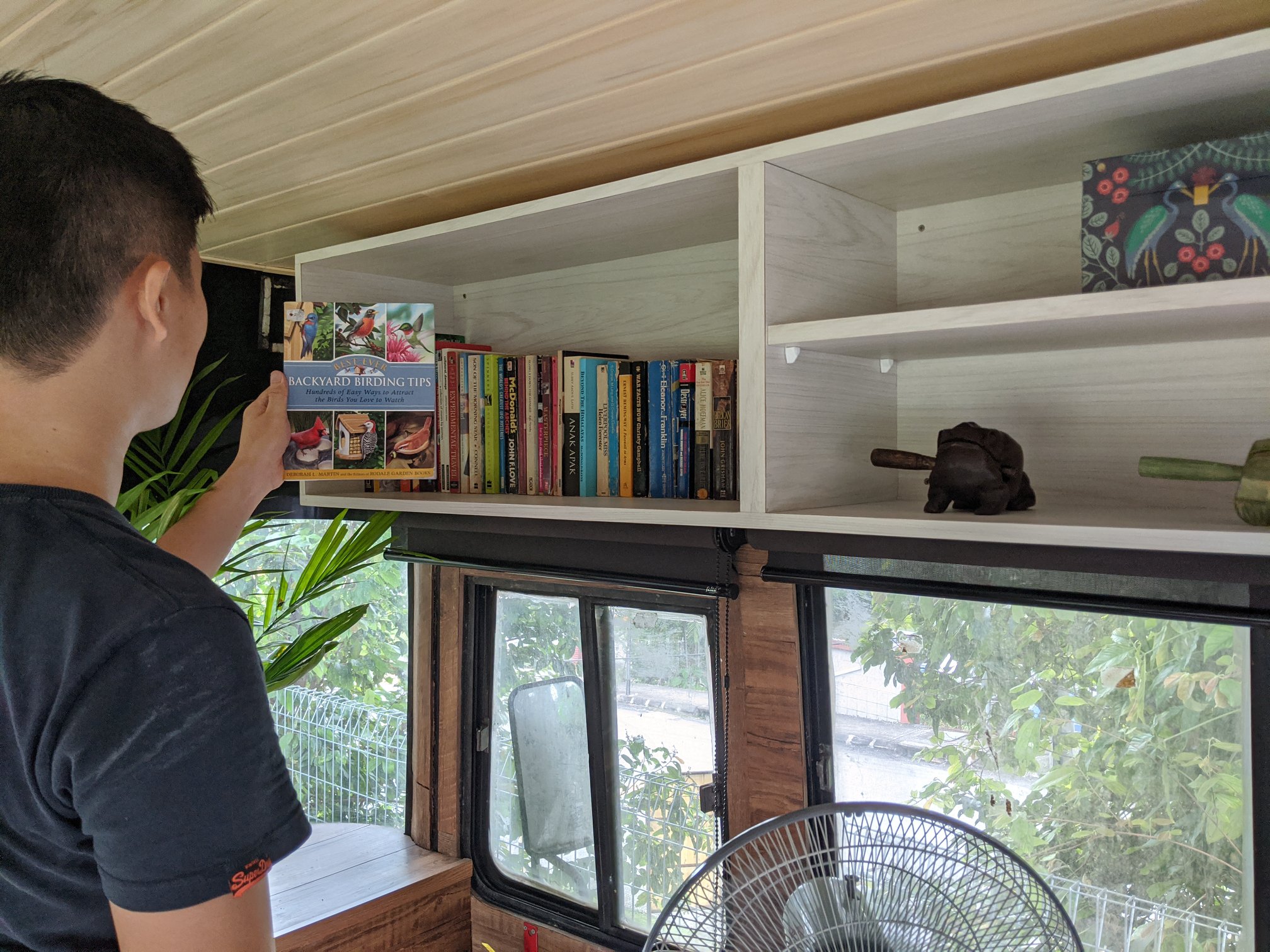 Books, books, books.