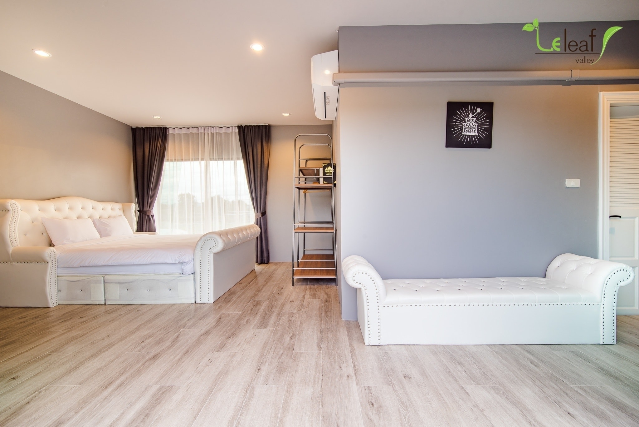 The rooms are pretty spacious too.