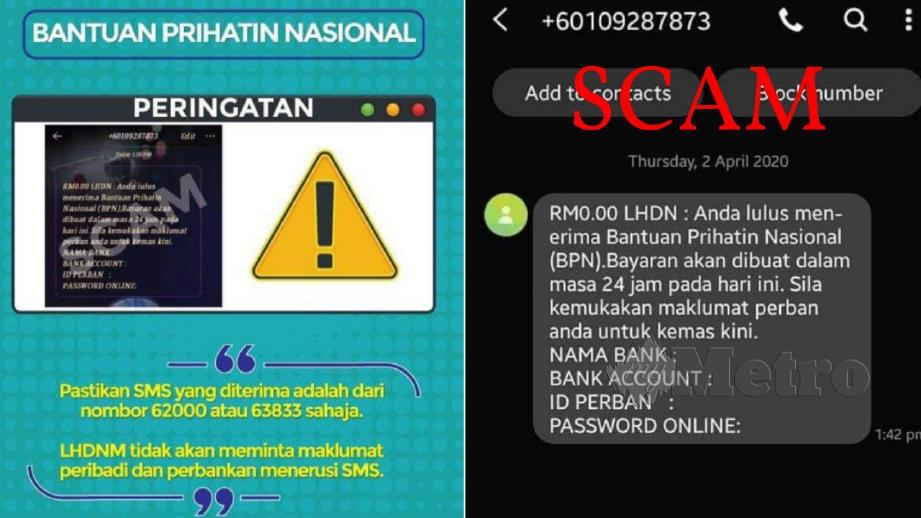 Scam alert.