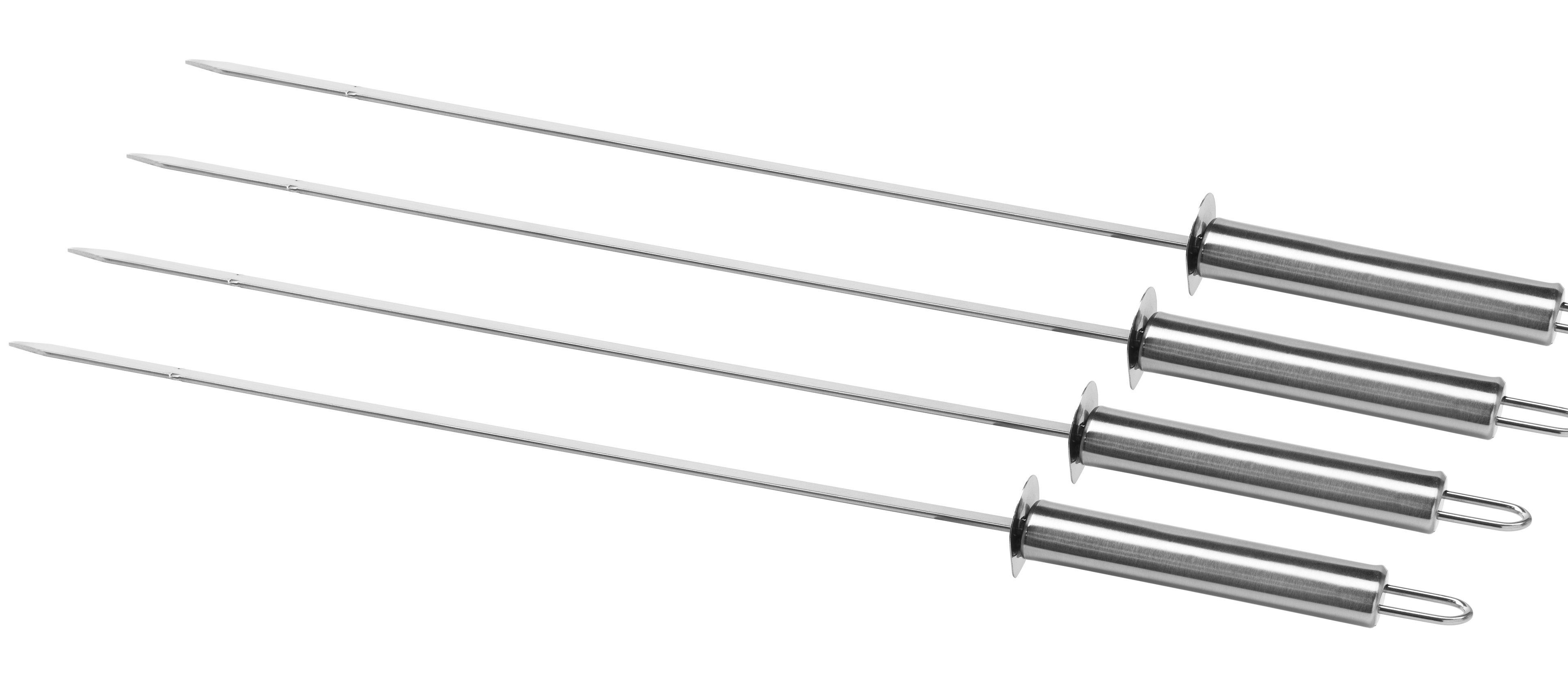 GRILLTIDER Skewer RM19.90/4pcs (NP: RM24.90/4pcs) L45cm. Stainless steel.