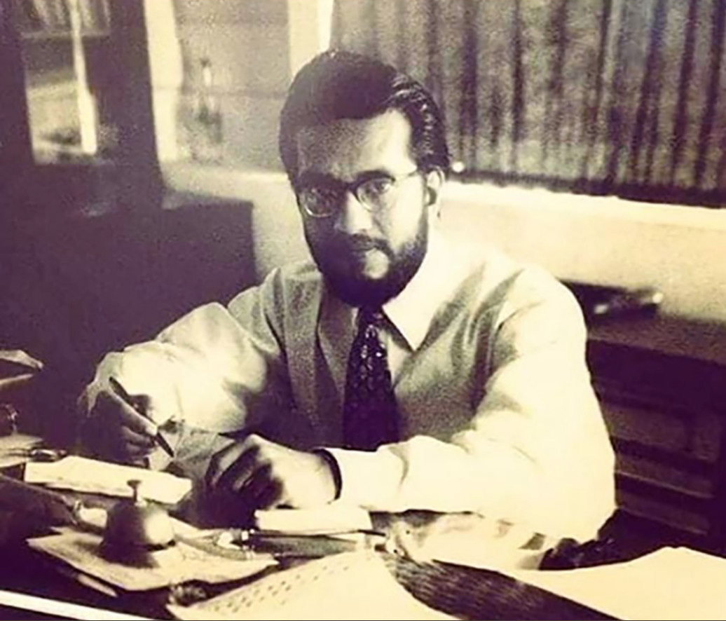 Varnam This picture was probably taken way after. We just wanted to see Dr M with beard