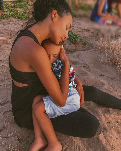 Naya and her son, Josey.