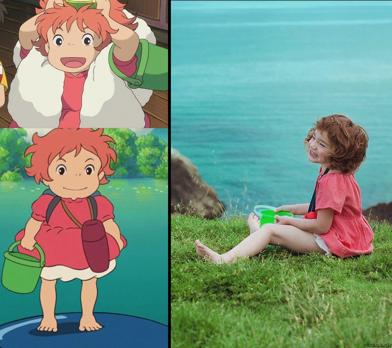 Ponyo on the Cliff by the Sea.