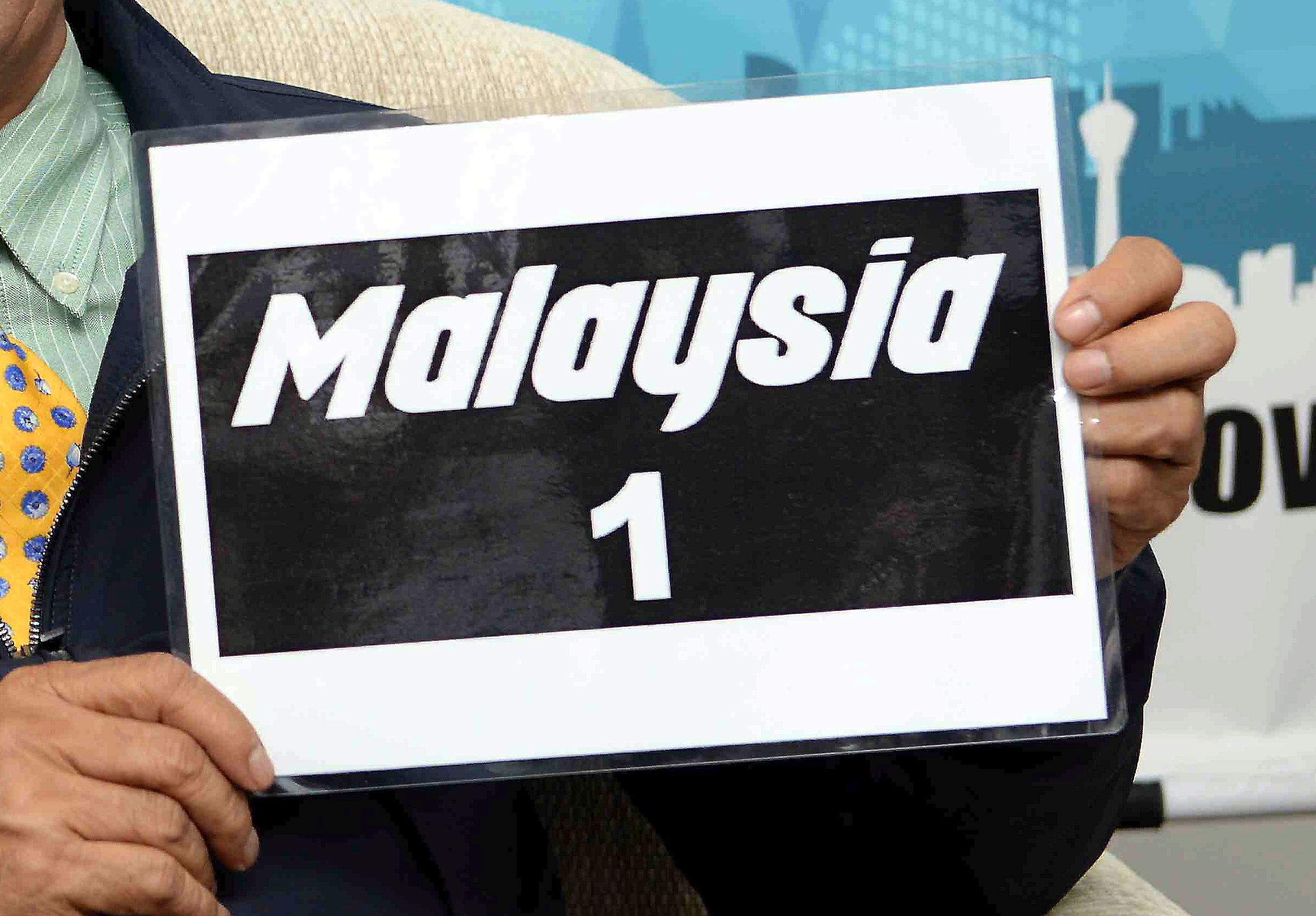 The most expensive number plate in Malaysia.