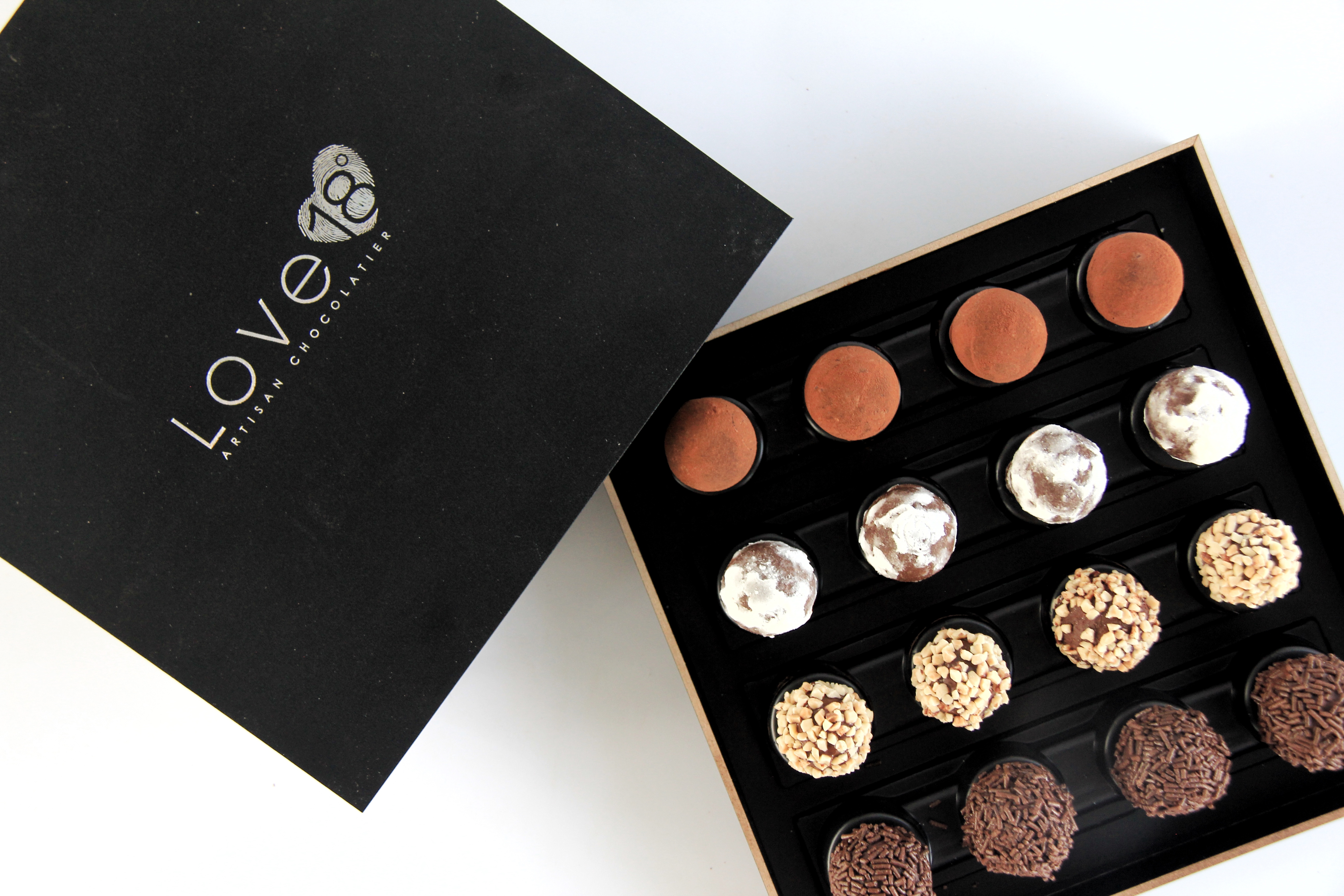 Every piece of chocolate is handmade.