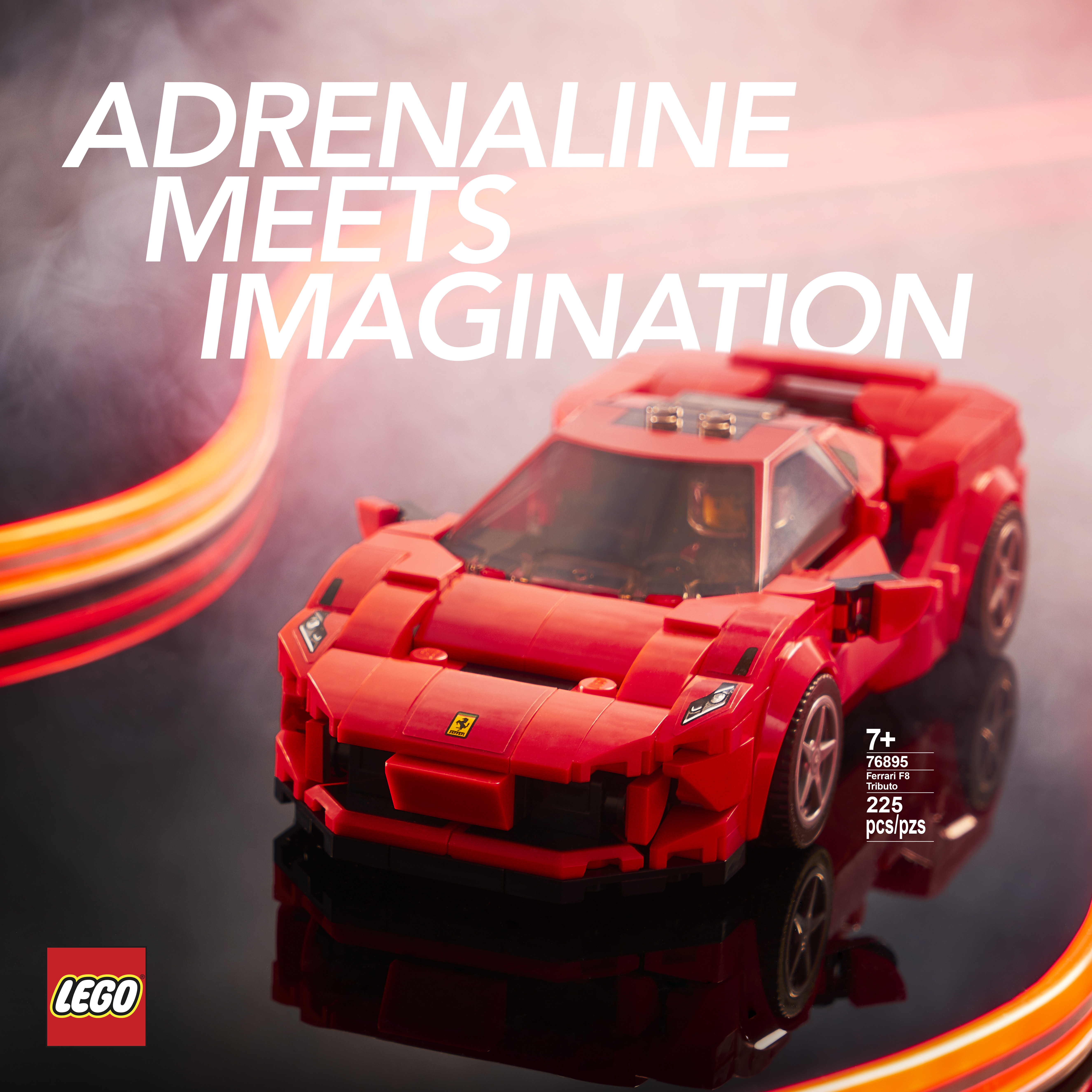 The red Prancing Horse is love.