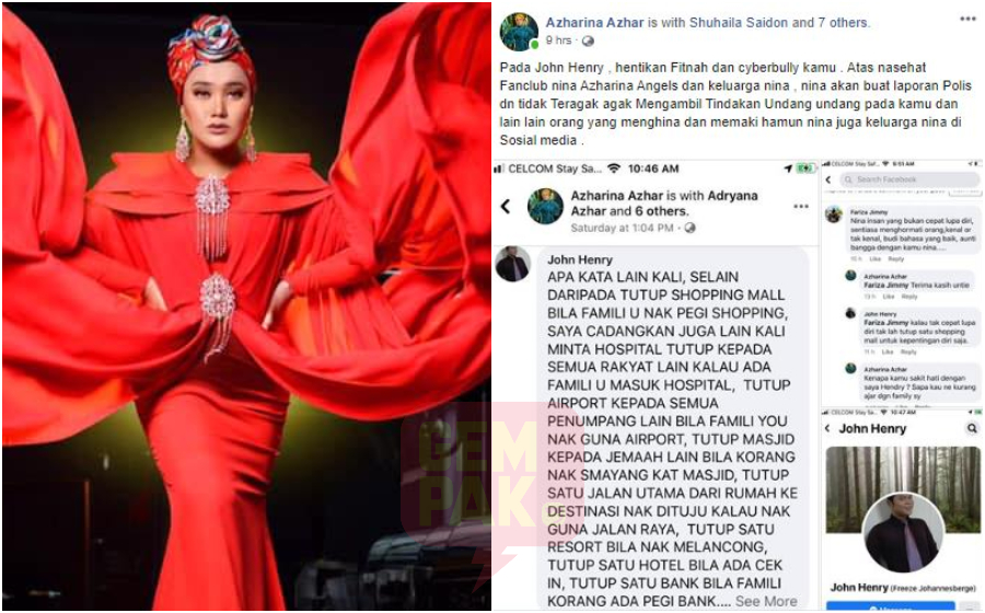 Cyber Bully dan Difitnah, Azharina Bagi Amaran! | Gempak