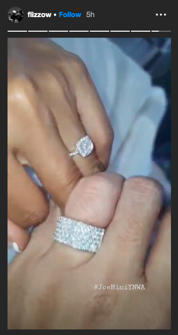 He put a ring on her finally!