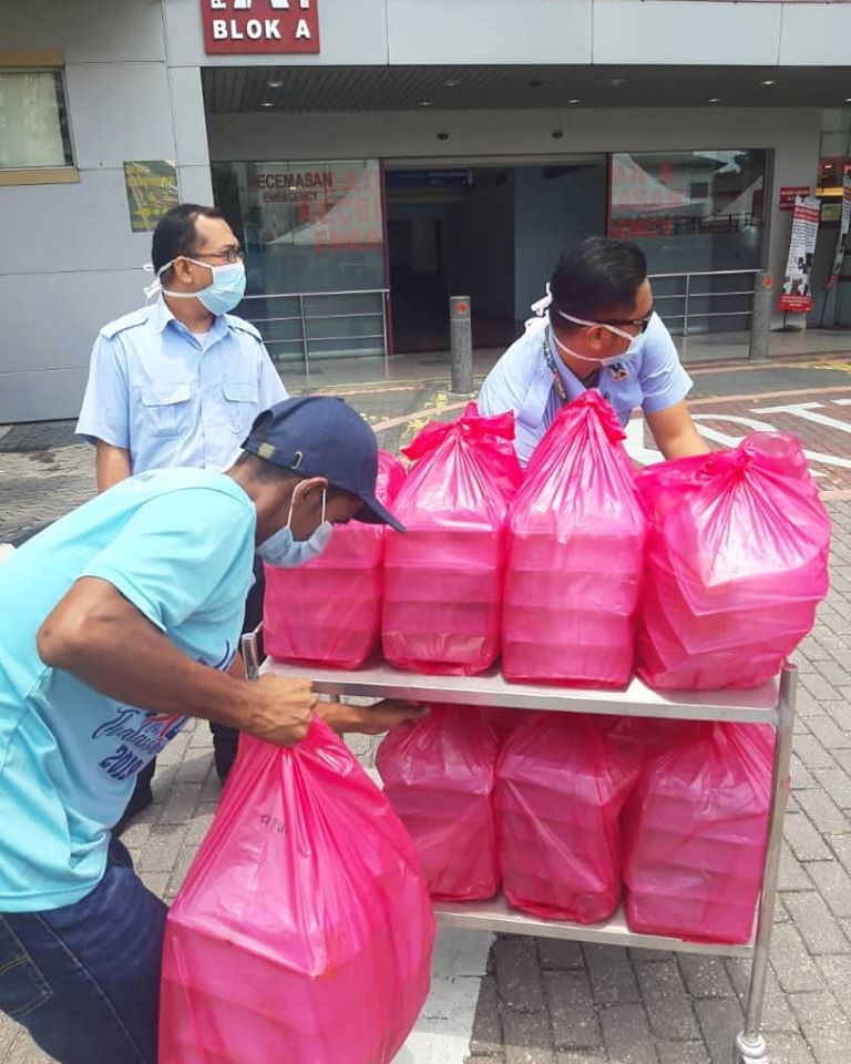 The food will be delivered to those in need.