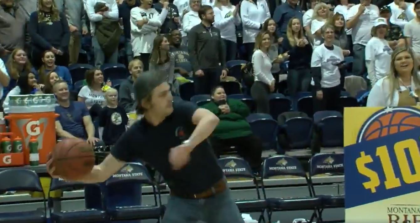 Facebook/The Score Thompson letting one fly.