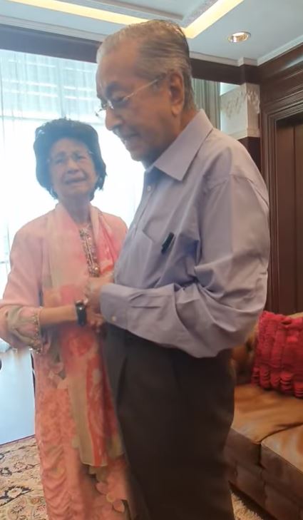 The sweet old couple.