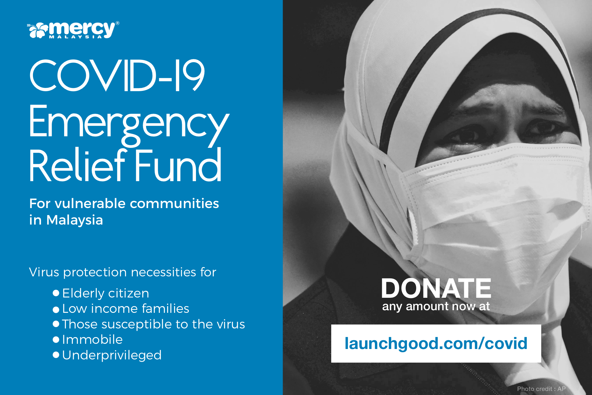 You can start your donation spree here.