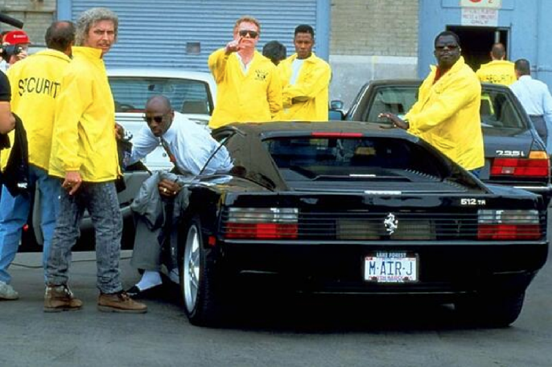 Putting his Ferrari on the line.
